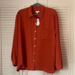J. Jill Crepe Blouse NWT (L)